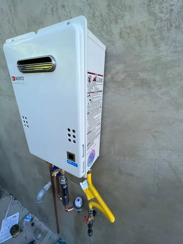 Tankless water heater installation for Chandler Acres homes